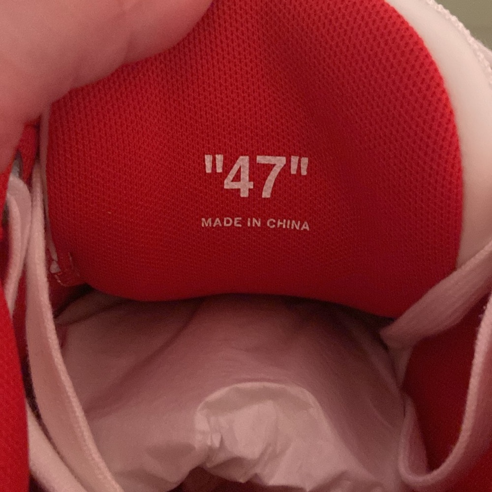 Off-White c/o Virgil Abloh “FOR WALKING” Mens Sneakers Size 14 - Picture 6 of 8